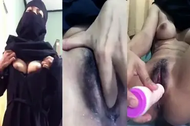 Hijaber ABG Bercadar Colmek Dildo Memek Banjir Basah WOT